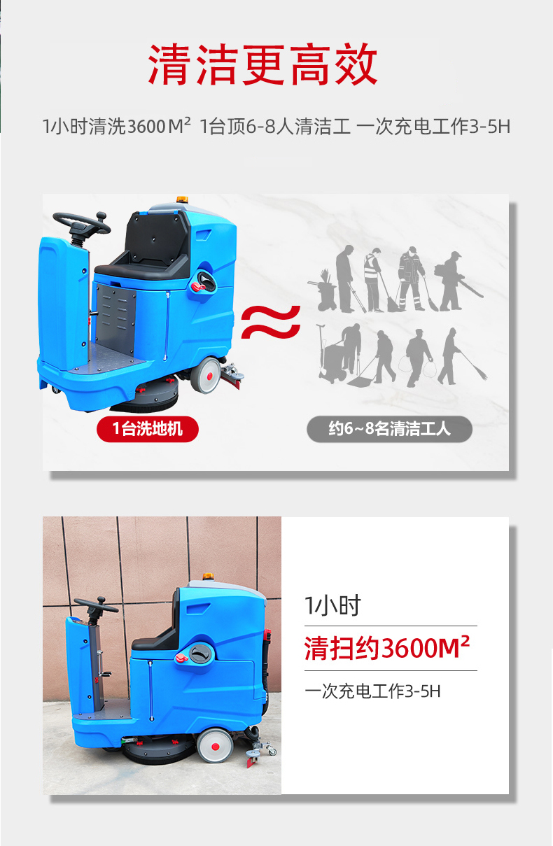 石景山驾驶式洗地机更适合用在高铁站